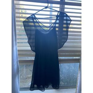 Express xs sheer dolman dress size